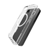 PURO iPhone 17e / 16e Hybrid Bagside Cover - MagSafe Kompatibel - Gennemsigtig / Hvid