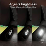 15W 2-i-1 Trådløs Oplader m. Vækkeur - SBS - Sort