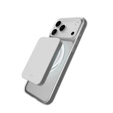 PURO iPhone 17 Pro Hybrid Bagside Cover - MagSafe Kompatibel - Gennemsigtig / Hvid