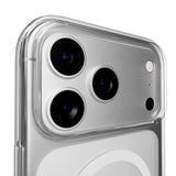 PURO iPhone 17 Pro Hybrid Bagside Cover - MagSafe Kompatibel - Gennemsigtig / Hvid