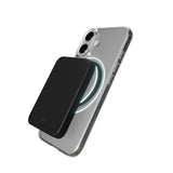 PURO iPhone 17 Hybrid Bagside Cover - MagSafe Kompatibel - Gennemsigtig / Sort