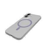 PURO iPhone 17 Hybrid Bagside Cover - MagSafe Kompatibel - Gennemsigtig / Lilla