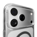 PURO iPhone 17 Pro Hybrid Bagside Cover - MagSafe Kompatibel - Gennemsigtig / Sort