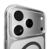 PURO iPhone 17 Pro Max Hybrid Bagside Cover - MagSafe Kompatibel - Gennemsigtig / Sort
