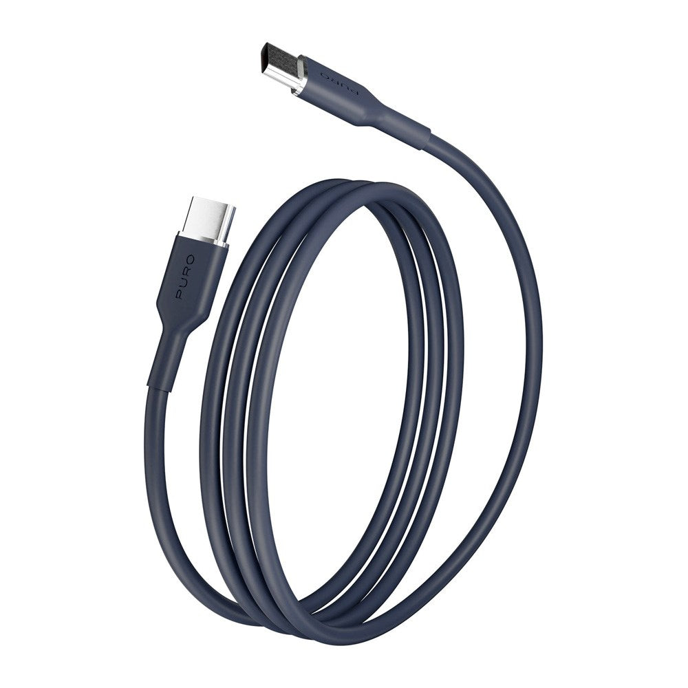 Puro ICON Kabel - USB-C til USB-C - 25W - 1.5m - Mørkeblå