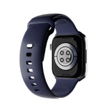 Apple Watch (42/44/SE/45/46/49mm) Puro ICON Silicone Rem - Crown Blue