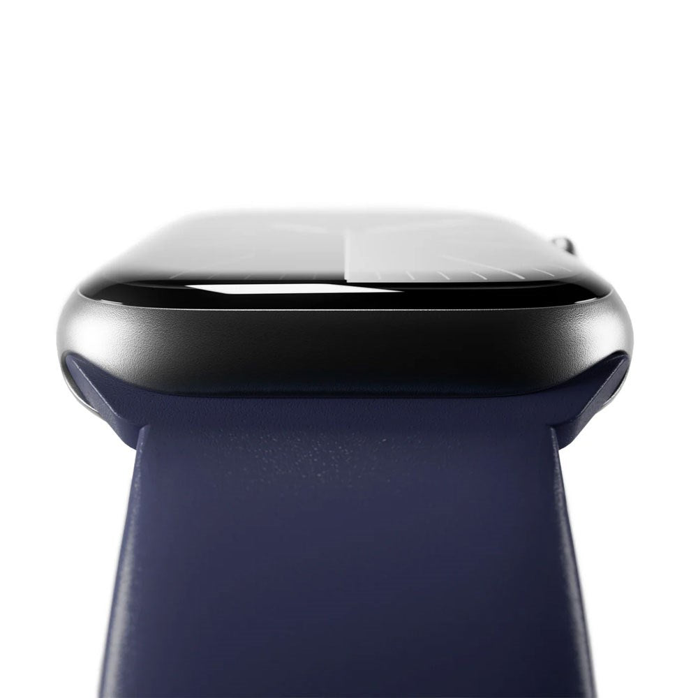 Apple Watch (42/44/SE/45/46/49mm) Puro ICON Silicone Rem - Crown Blue
