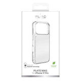 iPhone 17 Pro PURO Clear Mag Mobilcover - Gennemsigtig / Hvid