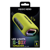 MUSIC HERO Trådløs Bluetooth Højtaler m. 10W - Gul