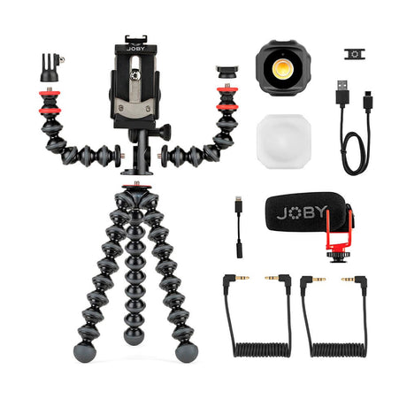 JOBY GorillaPod Advanced Kit - Tripod Stativkit til Smartphone - Sort