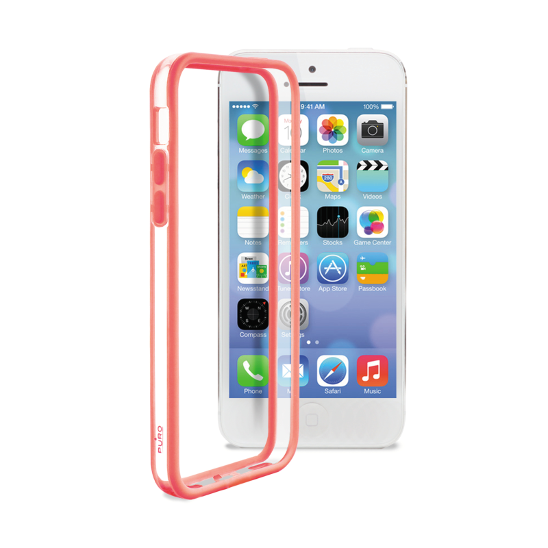 iPhone 5c Puro Bumper Cover Laksefarvet