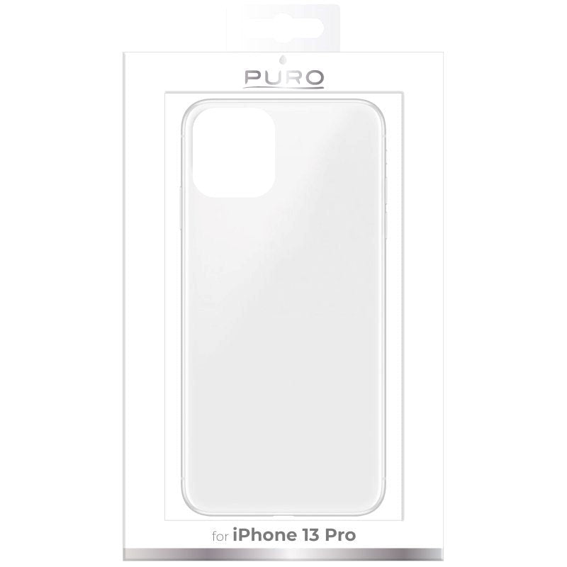 iPhone 13 Pro Puro "NUDE" Ultra Slim Bagside Cover 0.3mm Gennemsigtig