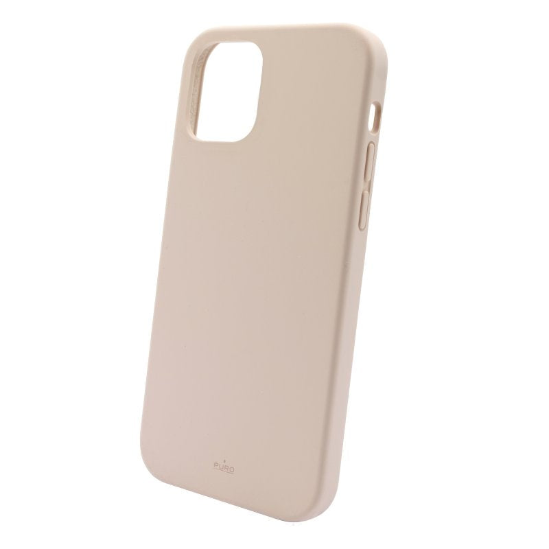 iPhone 13 Pro Puro Icon Silikone Bagside Cover - Lyserød