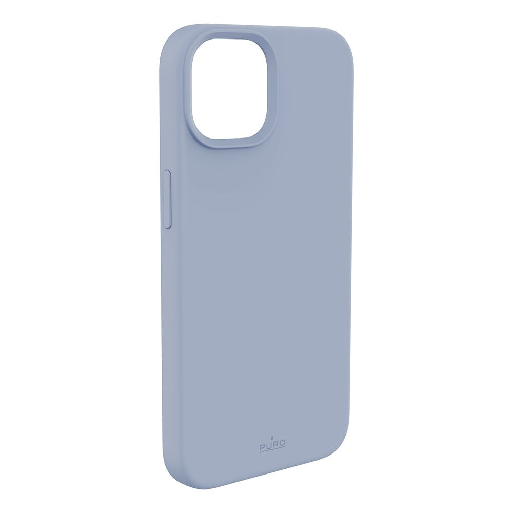iPhone 14 / 13 Puro Icon Mag Silikone Bagside Cover - MagSafe Cover - Blå