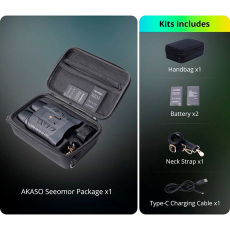 AKASO - Seemor 4K Natkikkert - Sort
