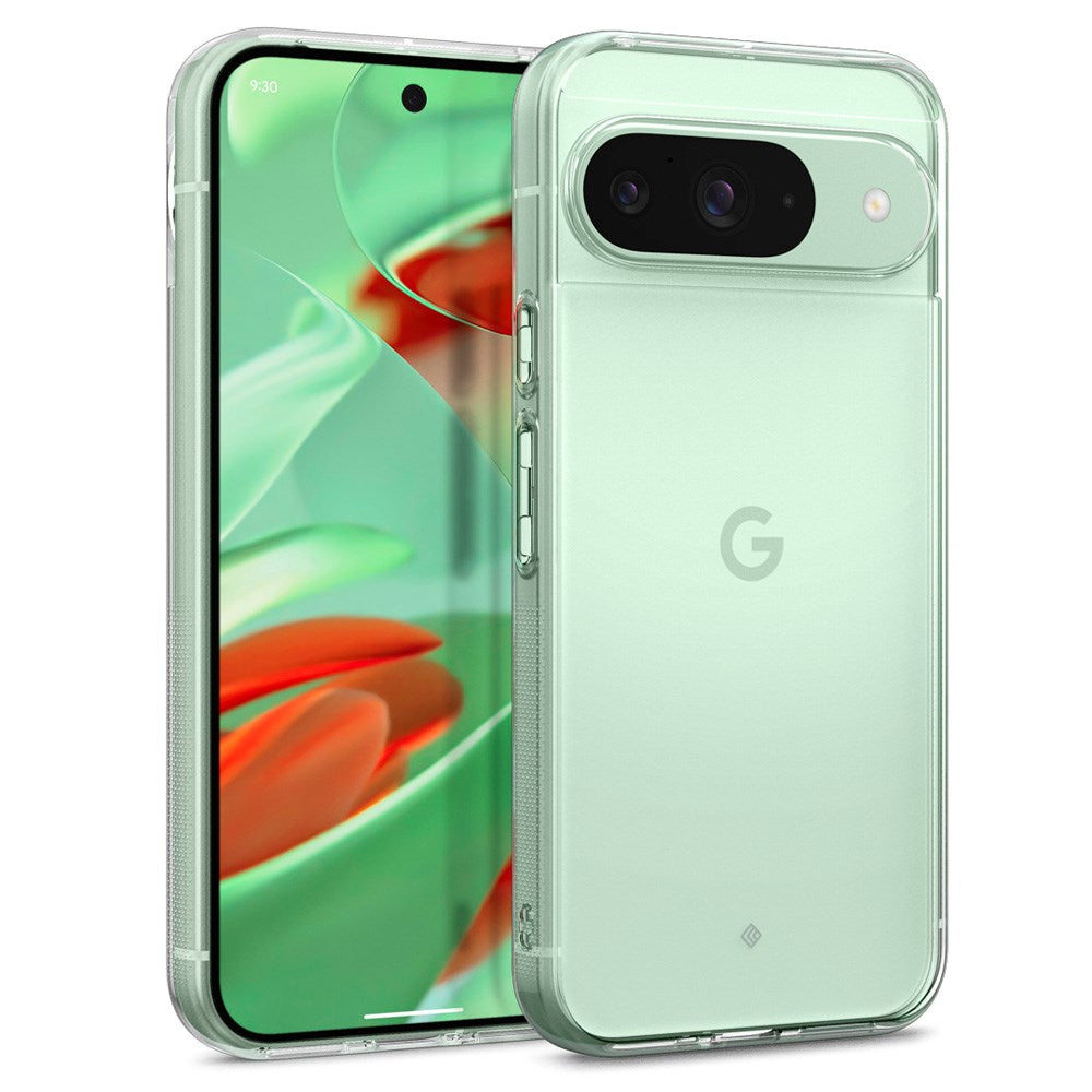 Google Pixel 9 / 9 Pro Spigen Caseology Capella Hybrid Bagside Cover - Gennemsigtig