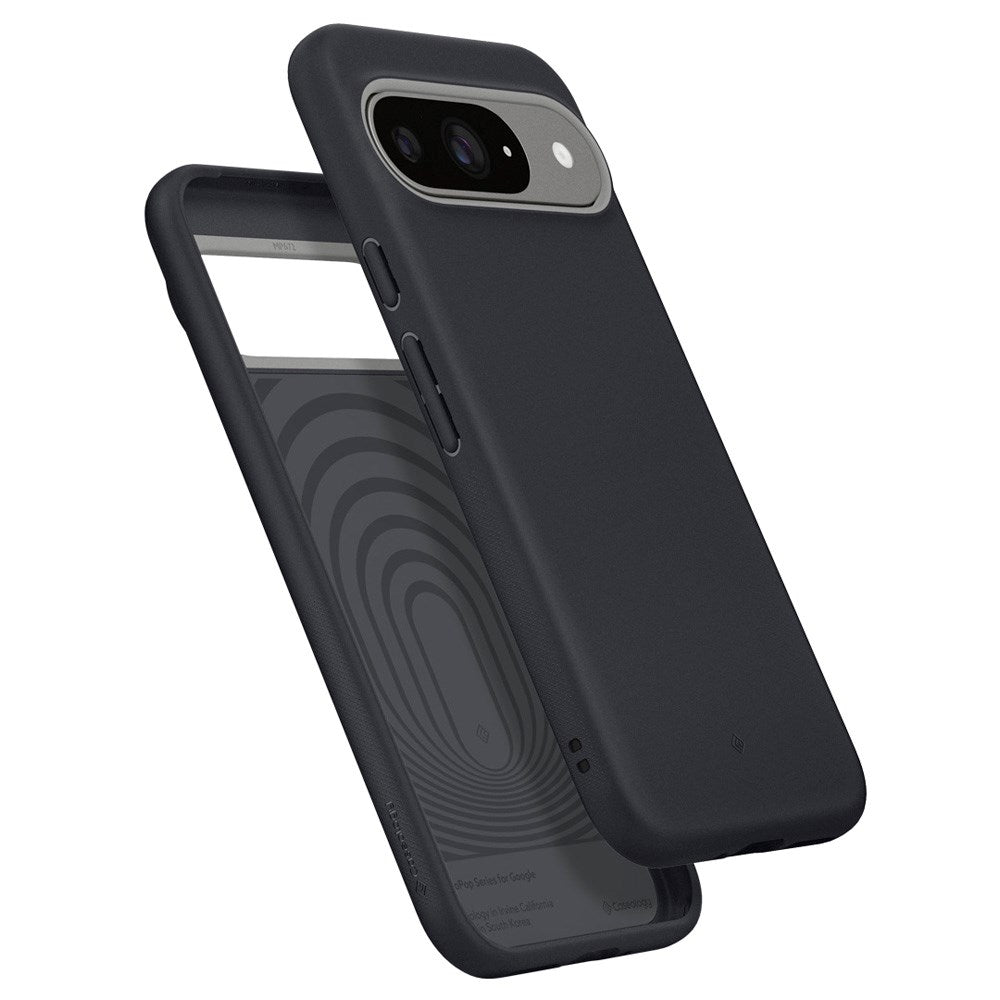 Google Pixel 9 / 9 Pro Spigen Caseology Nano Pop Fleksibelt Plast Bagside Cover - Sort / Grå