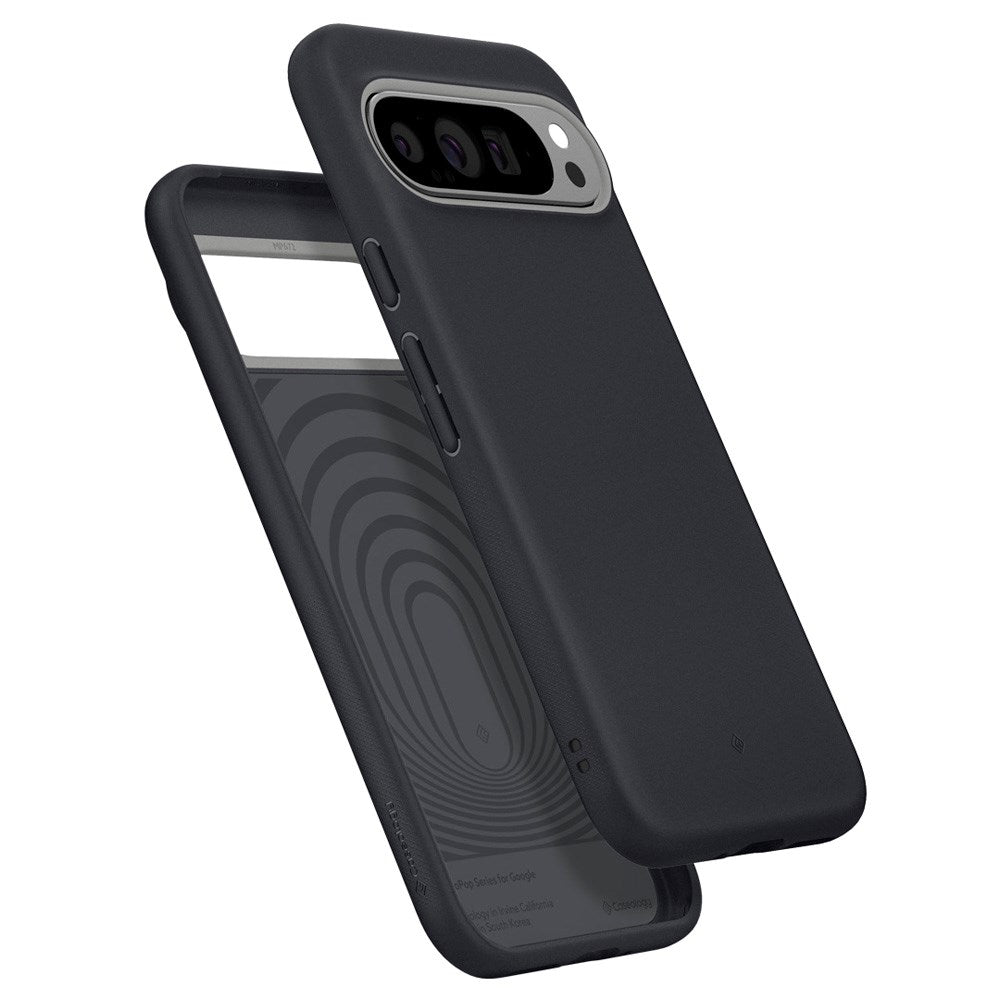 Google Pixel 9 Pro XL Spigen Caseology Nano Pop Fleksibelt Plast Bagside Cover - Sort / Grå