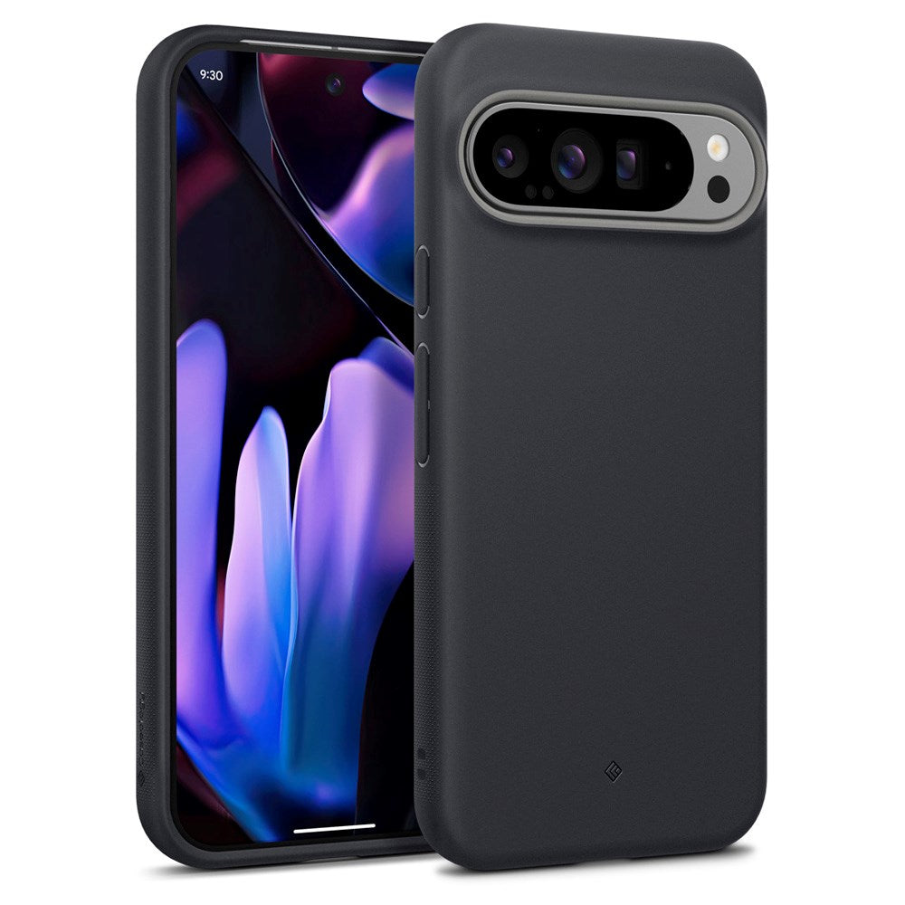 Google Pixel 9 Pro XL Spigen Caseology Nano Pop Fleksibelt Plast Bagside Cover - Sort / Grå