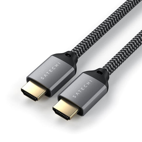 Satechi 8K Ultra High Speed HDMI til HDMI 2m - Grå / Sort