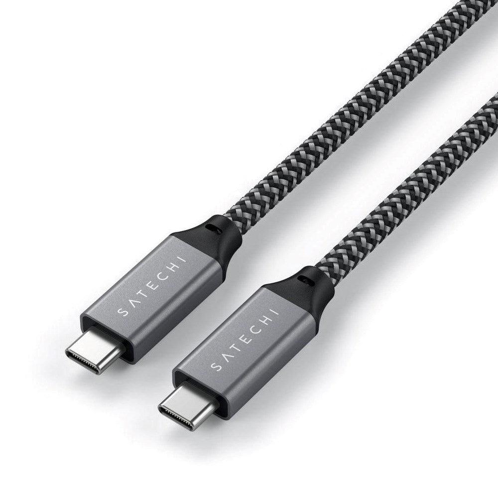 Satechi USB4 PD 100W Kabel USB-C til USB-C - 25cm - Sort