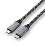 Satechi USB4 PD 100W Kabel USB-C til USB-C - 25cm - Sort