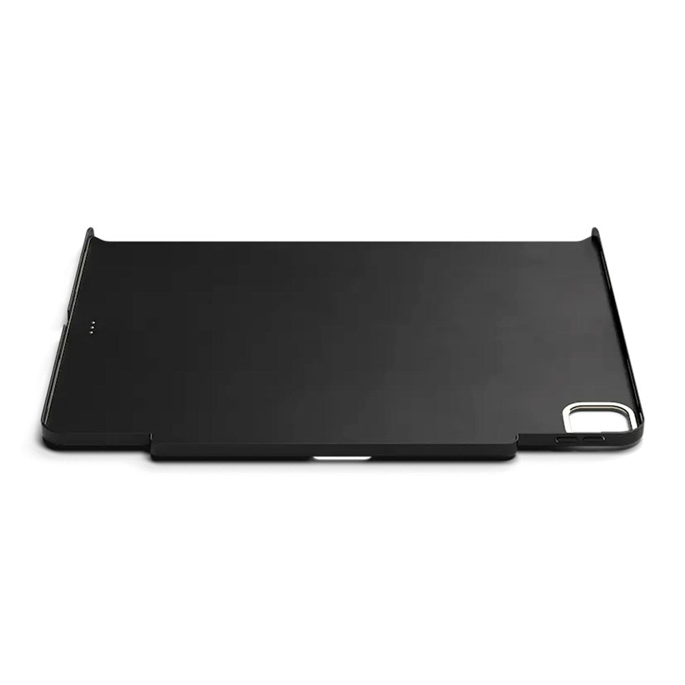 iPad Pro 12.9" (2022 / 2021 / 2020 /2018) Satechi Magnetisk Vegansk Læder Bagside Cover - Sort