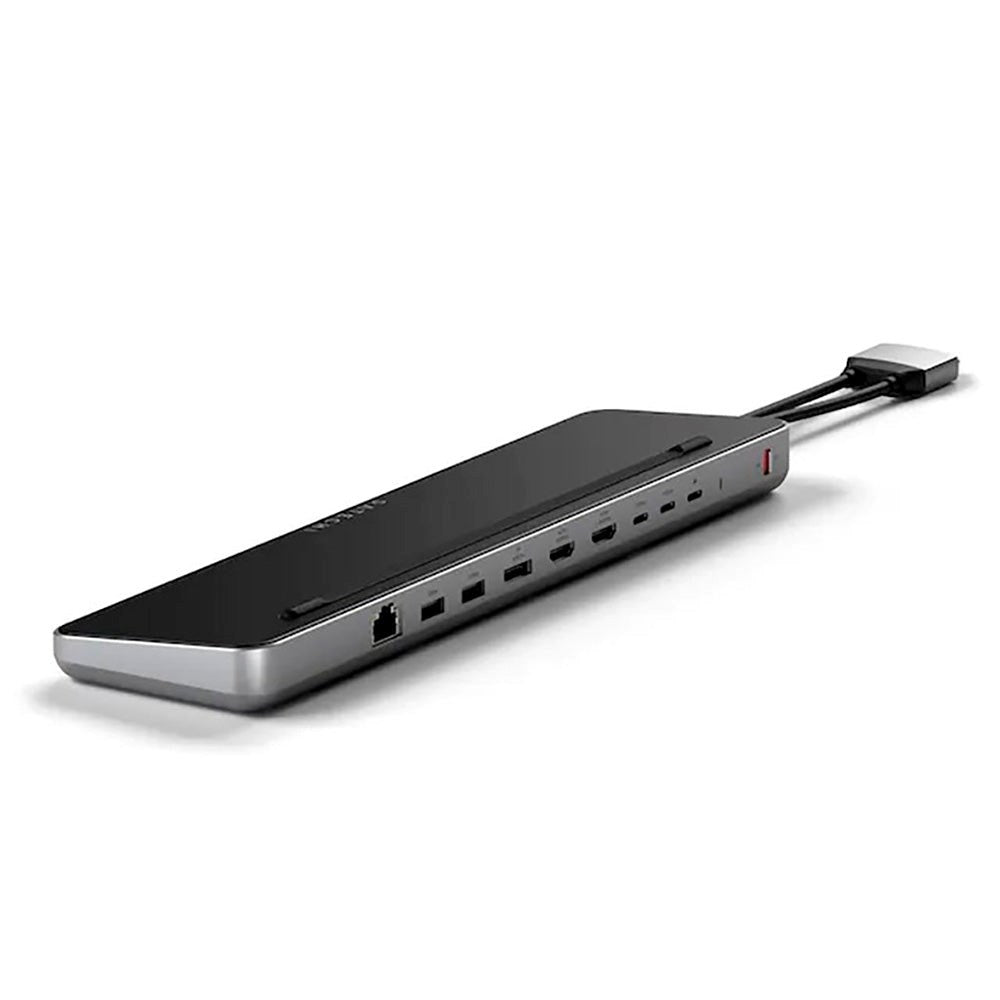 Satechi Dual Dock Stander - USB-C MultiPort Hub - Grå / Sort