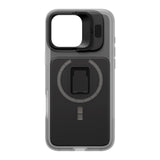 iPhone 16 Pro Max PolarPro LiteChaser 16 Pro Bagside Cover - MagSafe Kompatibel - Gennemsigtig / Sort