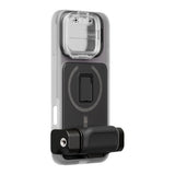 iPhone 16 Pro Max PolarPro LiteChaser 16 Pro Bagside Cover - MagSafe Kompatibel - Gennemsigtig / Sort