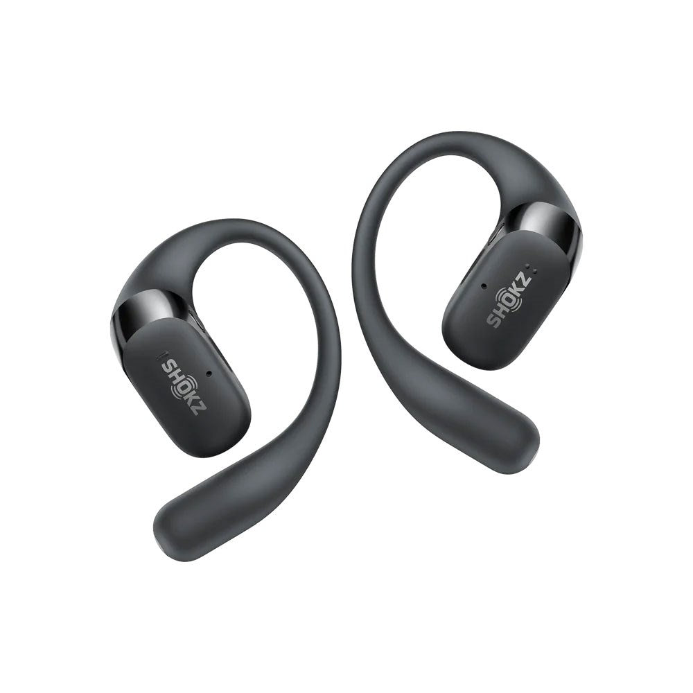 Shokz OpenFit 2+ True Wireless Høretelefoner - Open-Ear - Sort