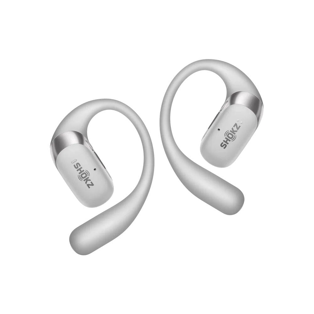 Shokz OpenFit 2+ True Wireless Høretelefoner - Open-Ear - Grå