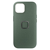 Peak Design iPhone 15 Stof Cover m. SlimLink Beslag - MagSafe Kompatibel - Sage