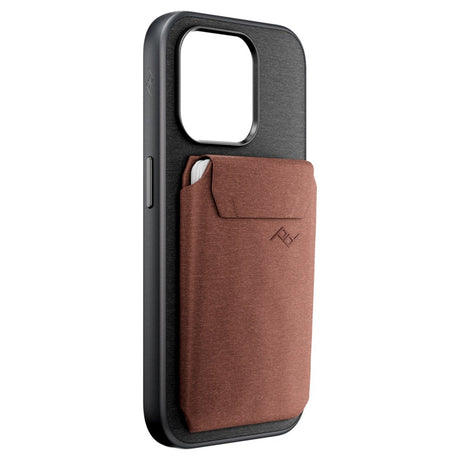 Peak Design Wallet Magnetisk Stof Kortholder - MagSafe Kompatibel - Redwood