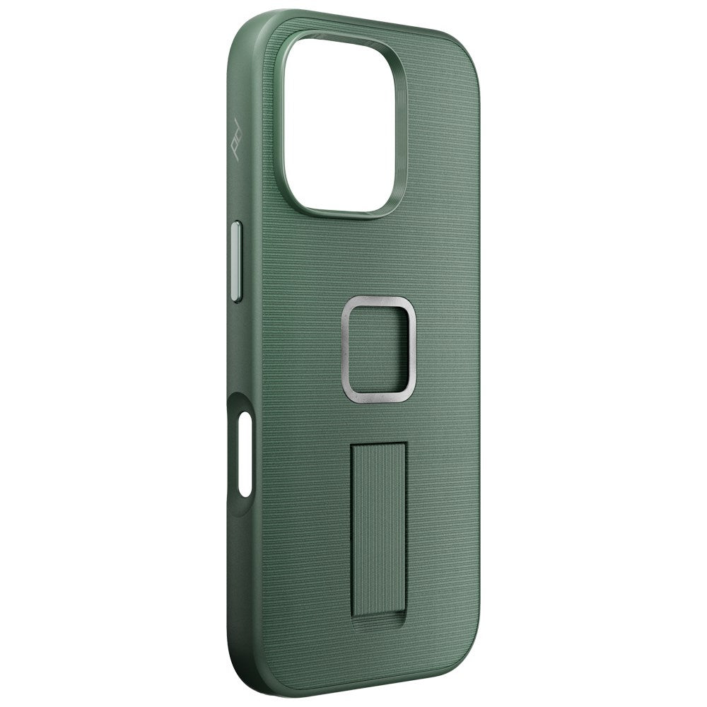 Peak Design iPhone 16 Pro Stof Cover m. SlimLink Beslag & Finger Loop - MagSafe Kompatibel - Sage