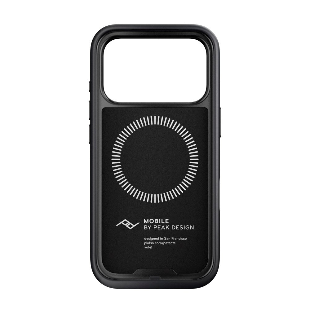 Peak Design - iPhone 17 Pro Everyday Fabric Cover - MagSafe Kompatibel - Black