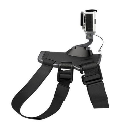 GoPro 1 - 4 Hundesele med Kamera Holder - Sort