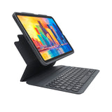 iPad Air (2022 / 2020) Zagg Pro Keys Keyboard (Dansk Tastatur m. Cover) -  Charcoal