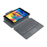 iPad 10.2" (2020 / 2019) Zagg Pro Keys Trackpad Keyboard (Dansk Tastatur m. Cover) -  Charcoal