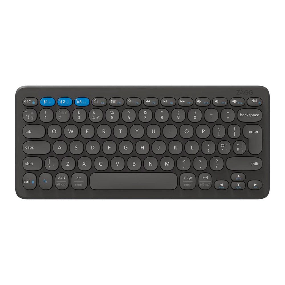 ZAGG Pro Keyboard 12 - Universal Trådløst Bluetooth Tastatur (Dansk) - Sort