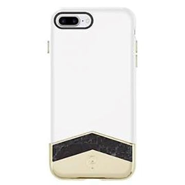 iPhone 8 / 7 House of Harlow 1960 Marble Slide Case - Hvid / Guld