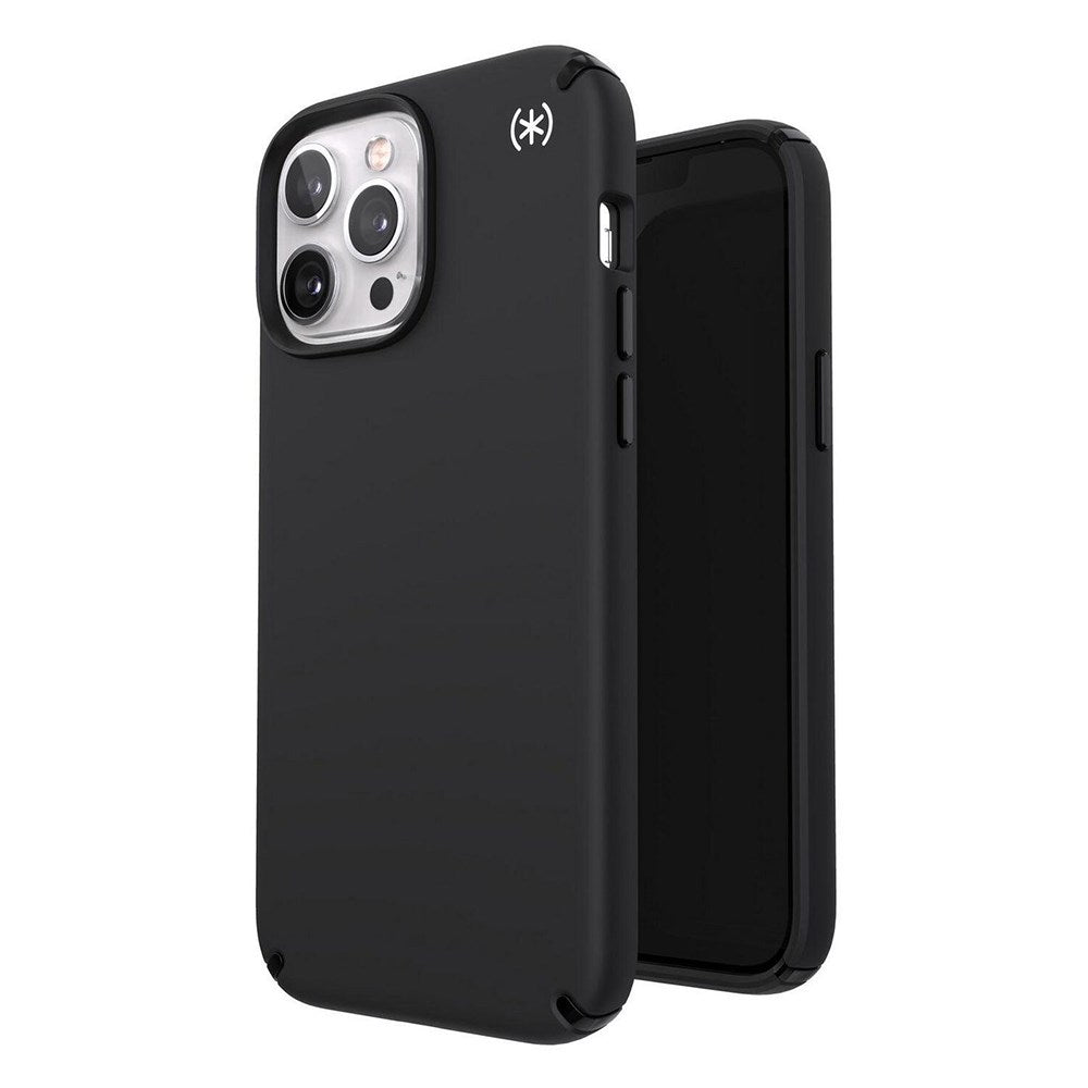 iPhone 13 Pro Max Speck Presidio2 Pro Bagside Cover - Soft Touch - Antibakteriel - MagSafe Kompatibel - Sort