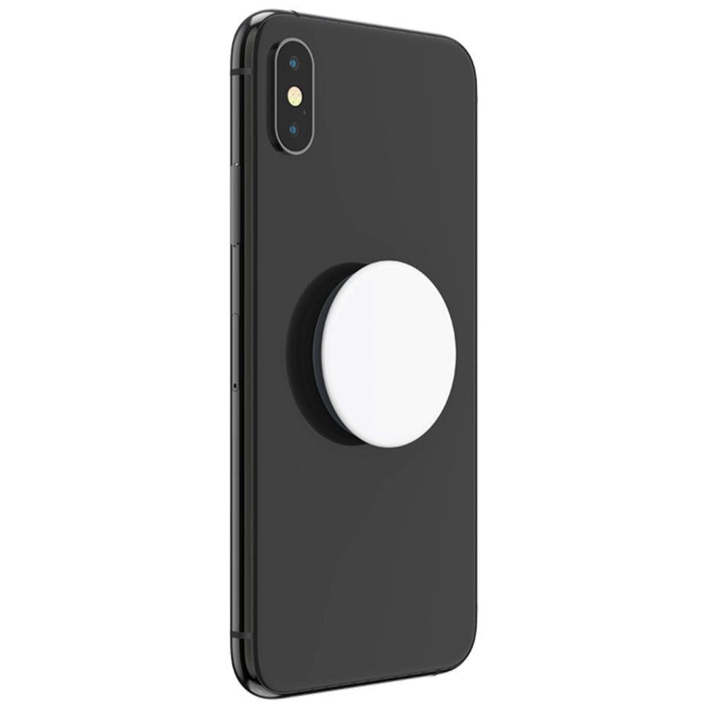 POPSOCKETS PopGrip Basic White m. Ståfunktion