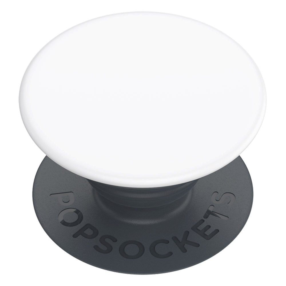 POPSOCKETS PopGrip Basic White m. Ståfunktion