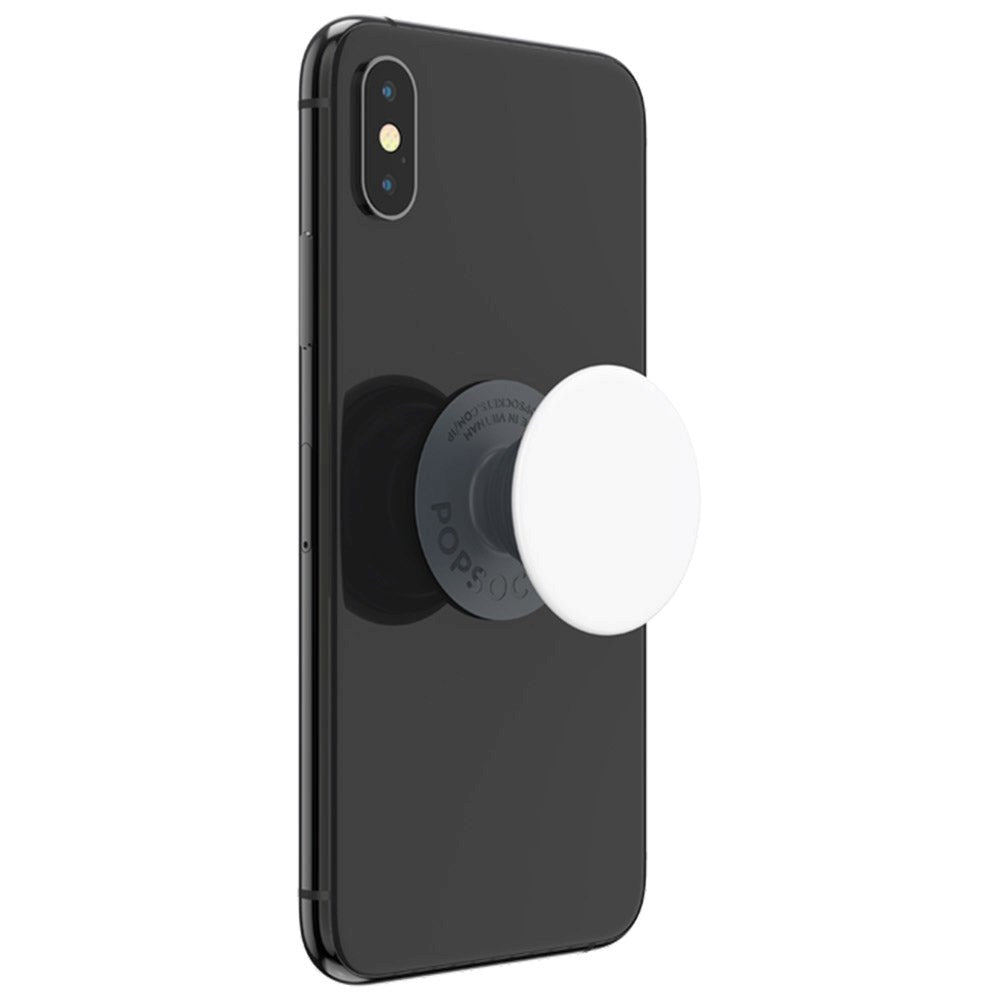 POPSOCKETS PopGrip Basic White m. Ståfunktion