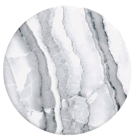 POPSOCKETS PopGrip Basic White Granite m. Ståfunktion