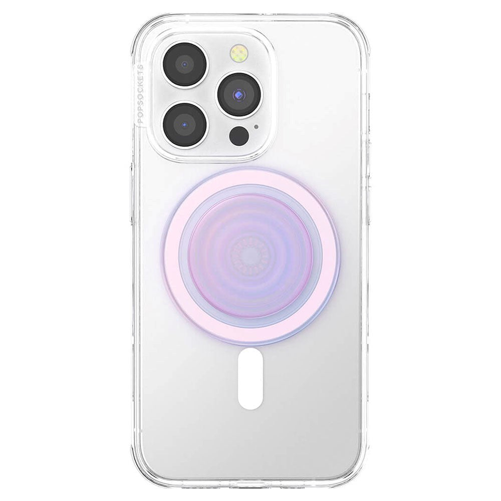 POPSOCKETS PopGrip Opalescent Clear MagSafe- Stander & Greb