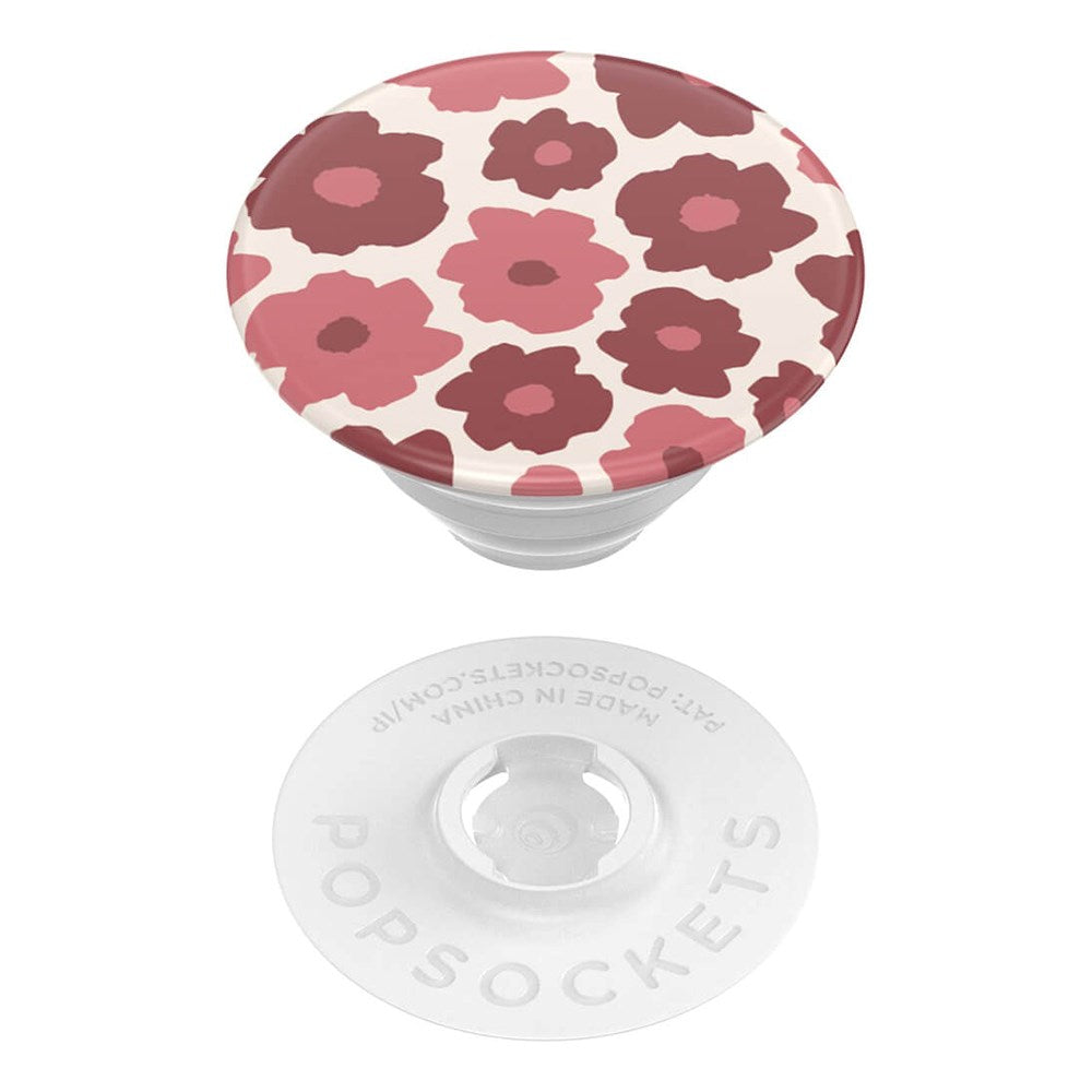 POPSOCKETS PopGrip Original Mauve Floral Aftageligt Greb m. Standerfunktion