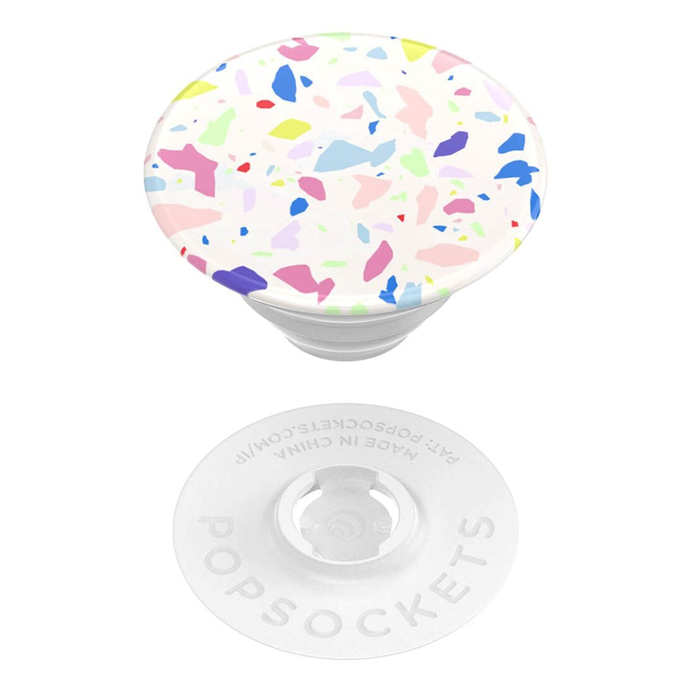 POPSOCKETS PopGrip Original Terrazzo Party Aftageligt Greb m. Standerfunktion