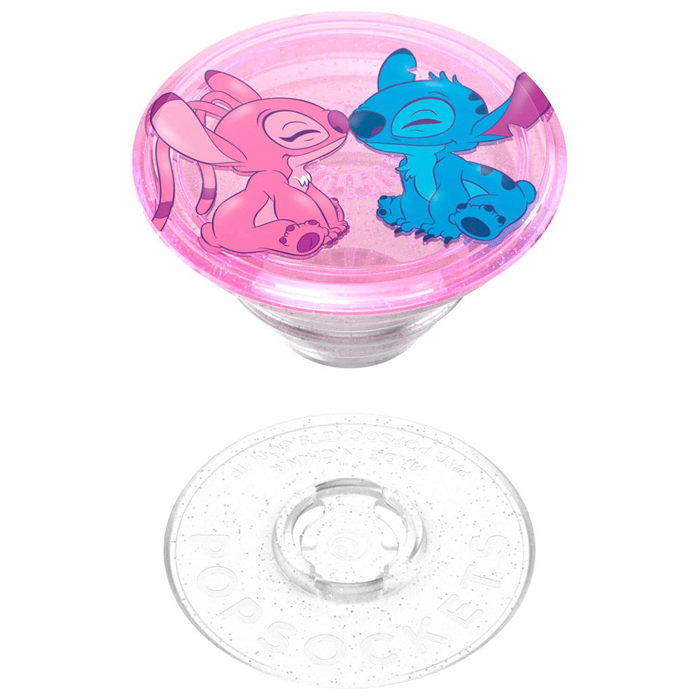 Licensed Angel & Stitch Forever Aftageligt Greb m. Standerfunktion - POPSOCKETS PopGrip